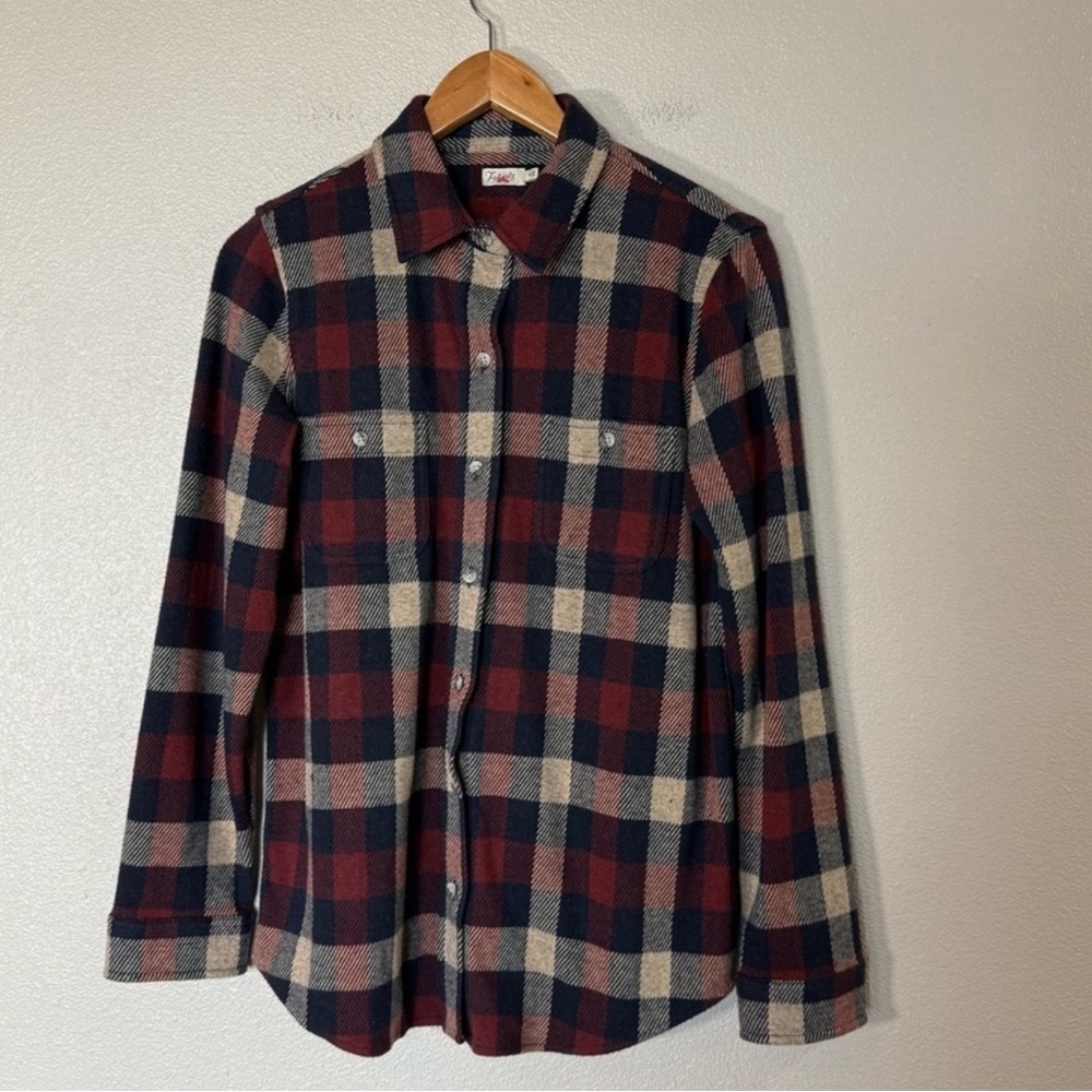 Faherty Legend™ Sweater Shirt, small NWOT Burchfield Plaid shacket - Picture 9 of 10